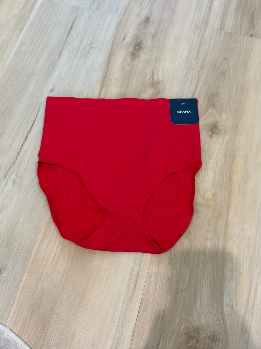 SPANX High-Waist Shaping Brief in Red